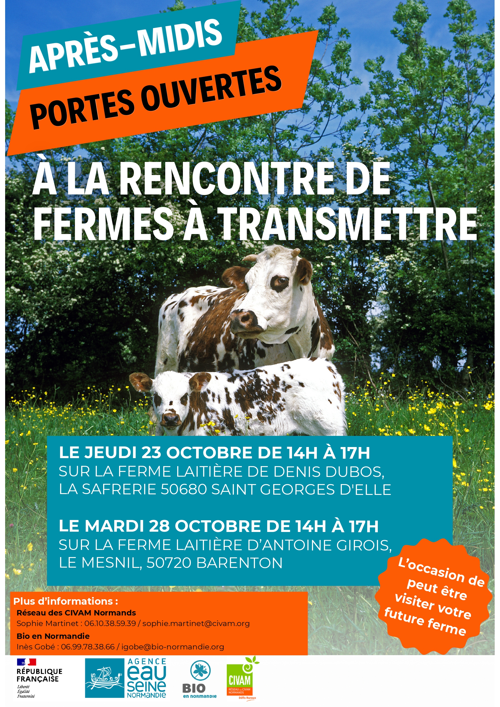 PORTES OUVERTES a la rencontre des fermes a transmettre