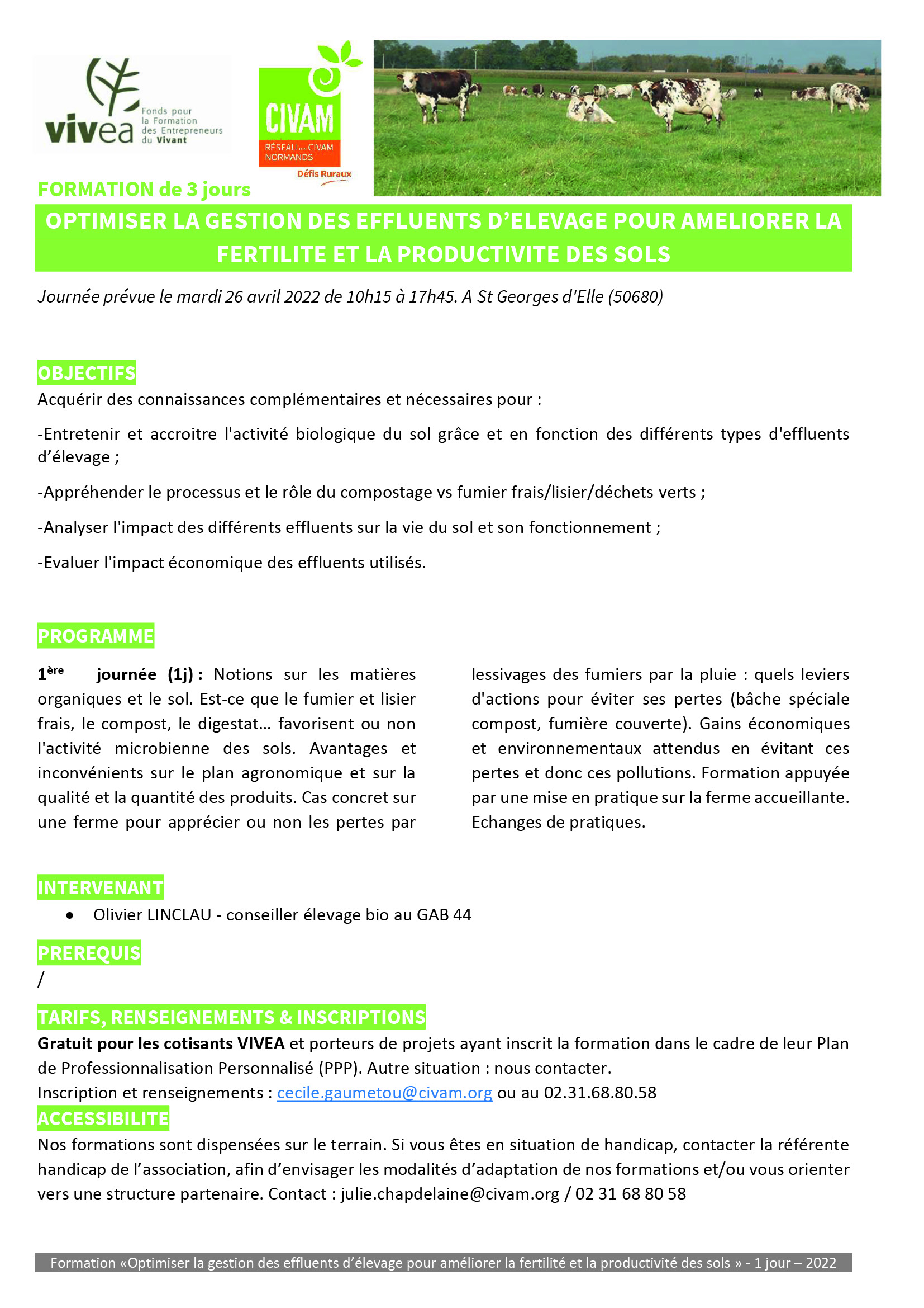 2022 112 Programme détaillé formation Santé animale ROUVRE 2022